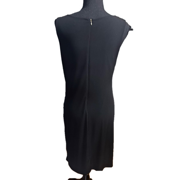 Thalia Sodi Solid Black Sheath Dress – Women’s Medium - Picture 9 of 9